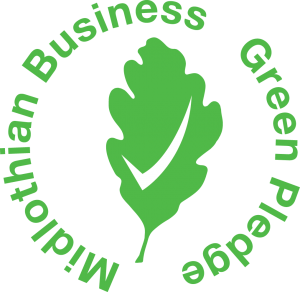 Midlothian Business Green Pledge logo