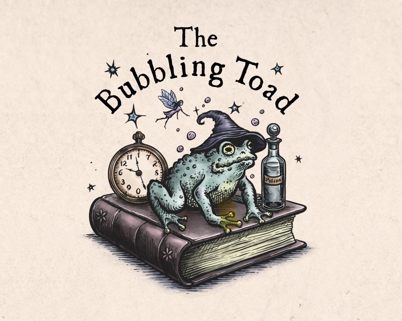 The Bubbling Toad logo