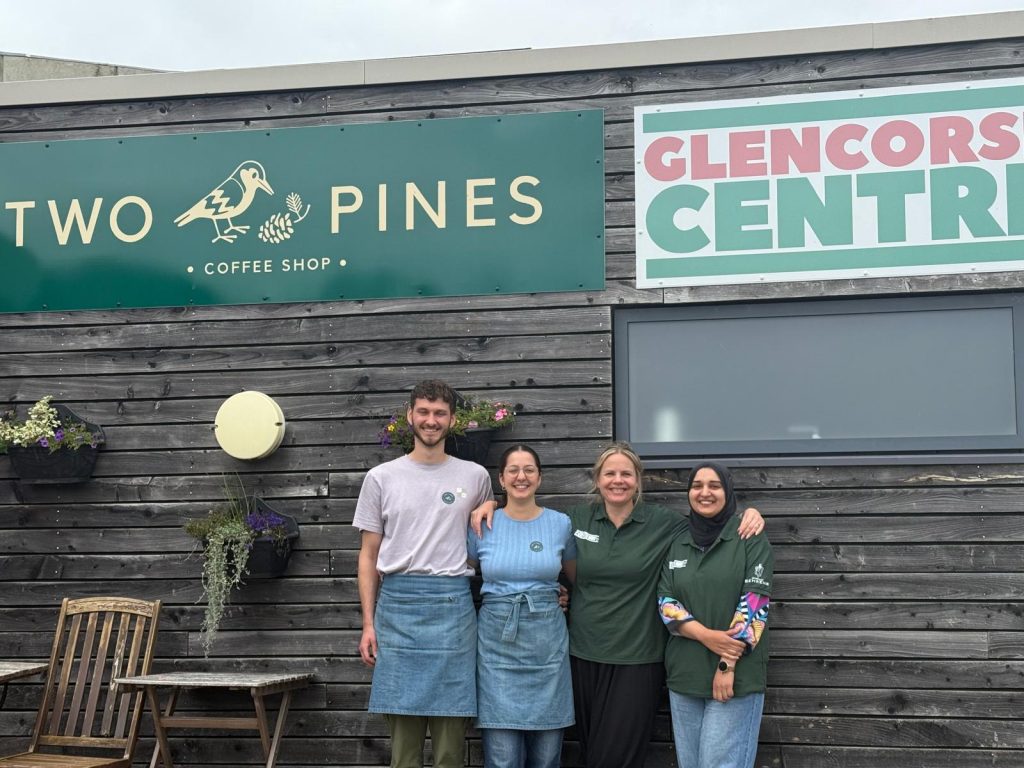 Chris & Tess from Two Pines with Kate & Azim from Glencorse Centre