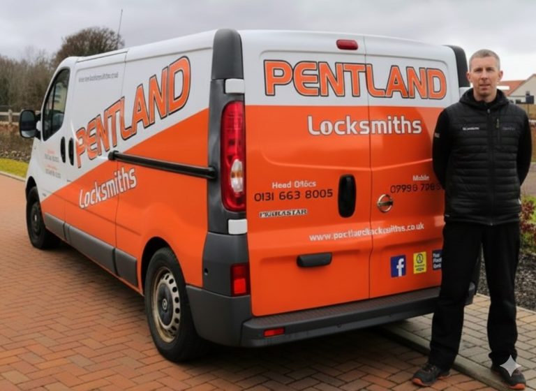 chris from pentland locksmiths 768x560